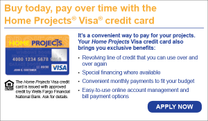 blades commercial advertisement for the home projects visa credit card